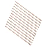 Integrazione armoniosa: queste bacchette decorative in legno si adattano agli stili di decorazione, consentendo applicazioni creative in spazi classici e contemporanei. Bacchette decorative 3D con perline, non finite