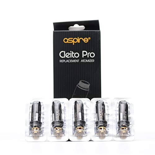 Aspire Cleito Pro 0.5ohm Bobines de rechange 60-80W (paquet de 5) Sans nicotine ni tabac
