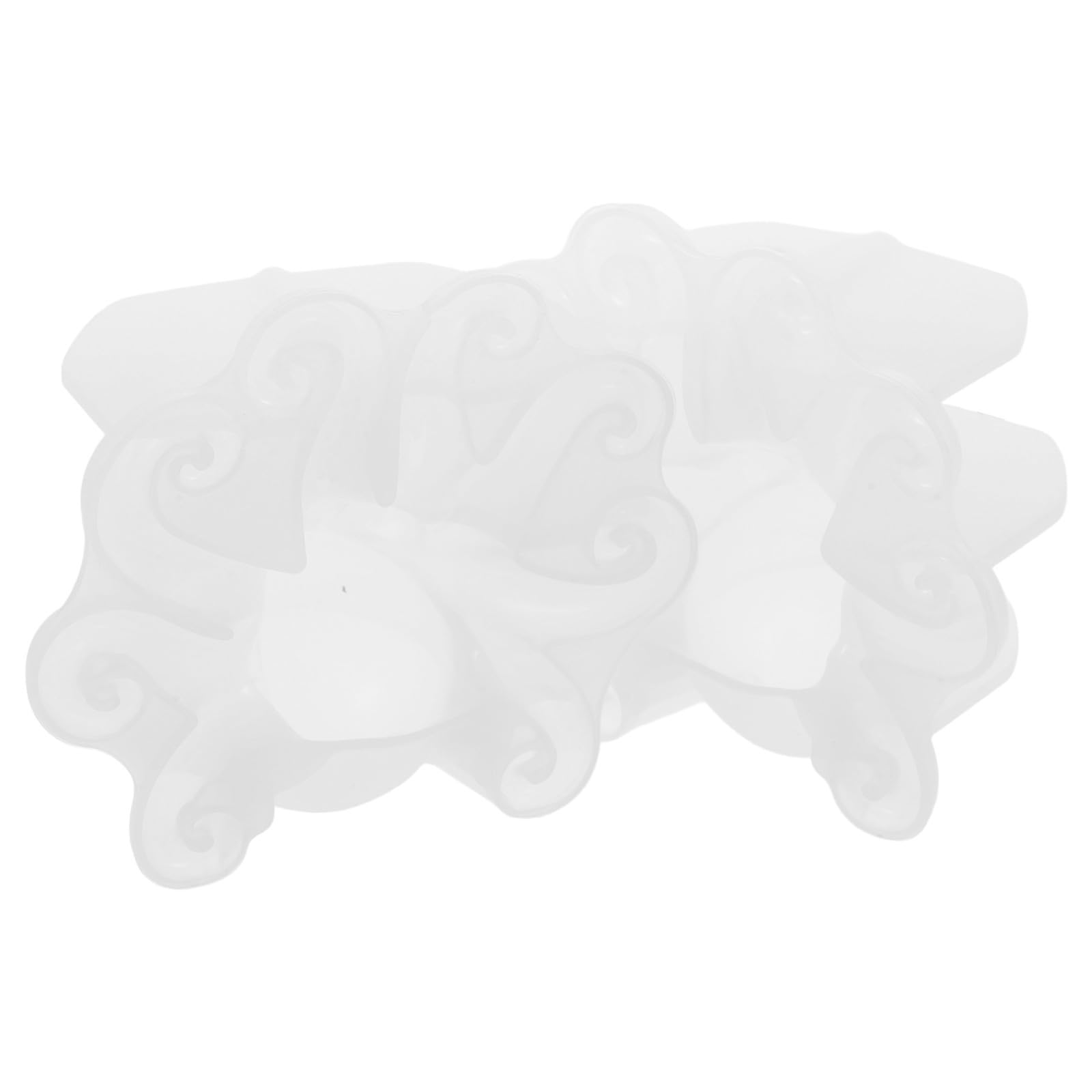 Healeved 10 Pezzi Stampo in Silicone a Forma di Polpo per Resina e Fai da Te