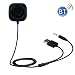 Produktbild Allshopstock (#40) Car Bluetooth 4.1 Drahtlos Music Empfänger With Einbau-Kühlschrank Mic & LED Lights für Kompatibel : IPHONE / : IPAD / Stereo, Halterung Freisprech- / Ios Siri (Schwarz)