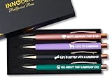 InnoBeta Labrador Gifts, Dog Mom Gifts for Women, Ballpoint Pen Set of 4, Gifts for Dog Lovers for Mother's Day, Christmas, Birthday - Labrador Mom