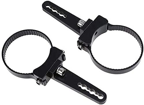 Auxbeam Light Bar Mounting Bracket Kit 3 Inch Bull Bar Roll Cage Clamps Mount Clamps Universal Holder Kits for Led Hid Light Bar Jeep Wrangler Trucks Off-Road (2 pcs)