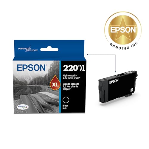 Epson 220XL Genuine High Capacity Black Ink Cartridge T220XL120 - image 2