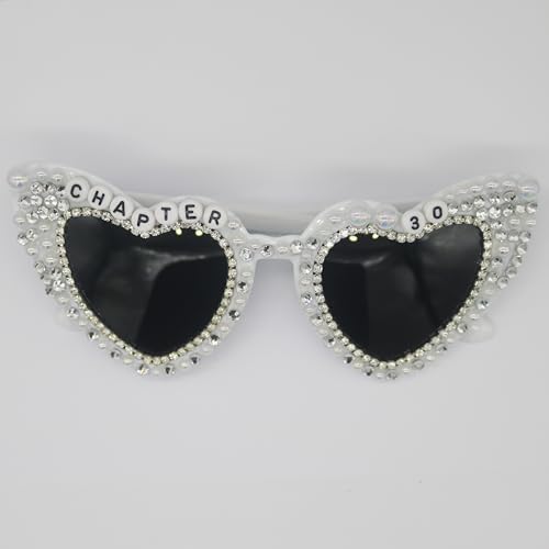 30th Birthday Supplies for Women Ladies, Chapter 30 Sunglasses for 30th Birthday Party Decorations, Cheers to 30 Birthday Gift, Happy 30th Birthday, 30 Fabulous