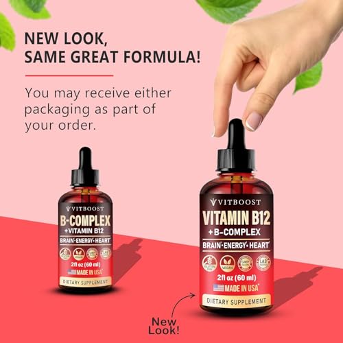 2 Pack Vitamin B Complex 20000 mcg - Vitamin B12 Sublingual Methylcobalamin Extra Strength Raspberry Liquid Drops for Women and Men - USA Made, B1, B2, B3, B5,B6, Biotin, Folic Acid | 4fl oz (120ml) — view 2