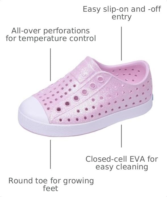 Image of Native Shoes Unisex-Child Jefferson Bio-Bling Sneakers