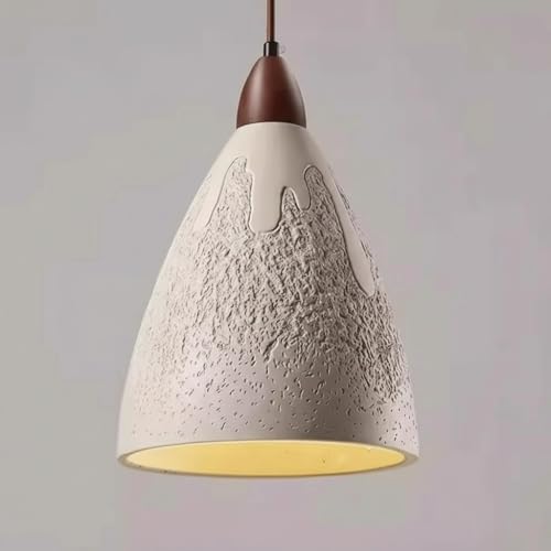 Lampe Suspendue Vintage en Béton et Style Japonnais