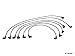 Bosch 09381 Premium Spark Plug Wire Set