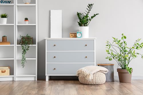 Papel Autoadhesivo Gris para Renovar Armarios de Dormitorio y Puertas de Cocina 3