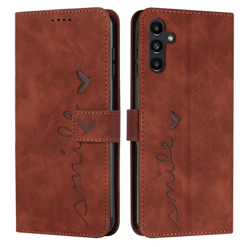 �X�}�z�P�[�X �Ή��@�� for Samsung Galaxy M55 / C55 / F55 �X�g���b�v�y�J�[�h�z���_�[�t�����z �}�O�l�b�g�o�b�N�� �t���b�v�L�b�N�X�^���h�J�o�[�zBrown