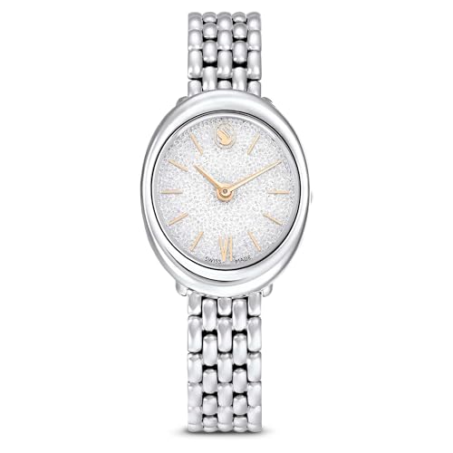 Swarovski Imber Uhr, Schweizer Produktion, Metallarmband, Silberfarben, Edelstahl