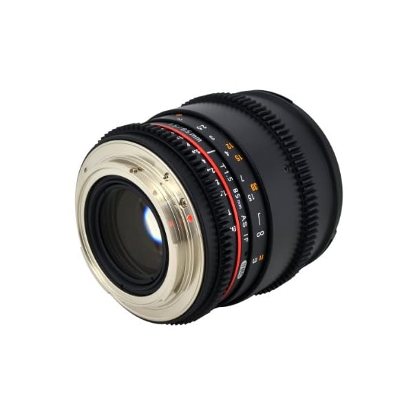 Rokinon Cine CV85M-MFT 85 mm T1.5 Cine asphärisches Objektiv für Micro Four-Thirds 85-85 mm Festobjektiv für Olympus… – Bild 5