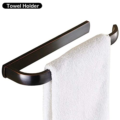 Wincase Bronze Bathroom Accessories, Oil Rubbed Towel Bar Set , Hardware 4 Pieces Orb Towel Rod Toilet Paper Holders Robe Hook Wall Mounted #TOP3