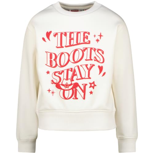 Sweater blanc Vingino Noah fille 4 ans parfait pour l'école et les sorties en famille