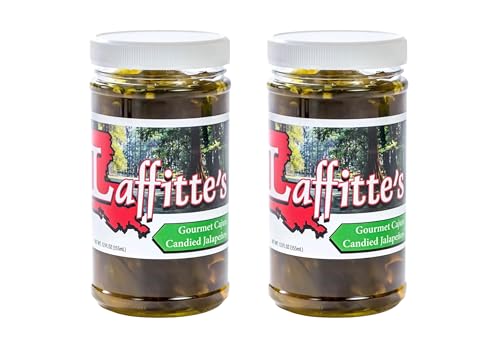 Laffitte's Candied Jalapeno Slices 12oz, 2 Pack