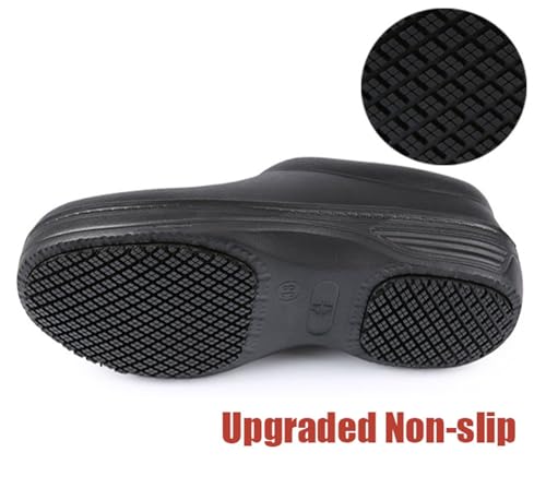 SECHRITE Chef Shoes Women Men Slip Resistant Garden Work Kitchen Shoes Waterproof Non Slip Nursing Clogs Food Service Shoe - Image 5