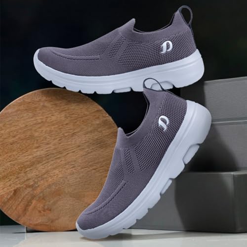 Men's Sports Shoes with Memory Foam Cushioned Insole| Running Walking Gym Training Jogging Athletics| Comfortable & Stylish| Casual & Lightweight|Slipon Sneaker Gent's Boy's ART-20082