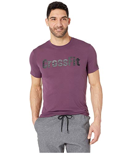 Reebok Men's Crossfit Speedwick F.E.F. Forging Elite Fitness, Graphic Short Sleeve T-Shirt , Urban Violet, Medium