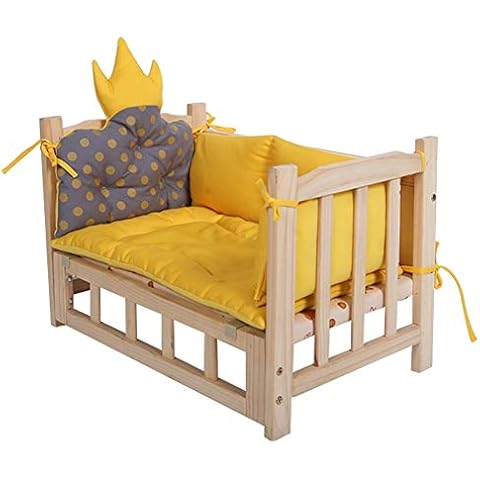 Hundebett, Erhöhtes Hundebett aus Holz Cover