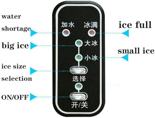 Máquina eléctrica para hacer cubos de hielo miniatura 5