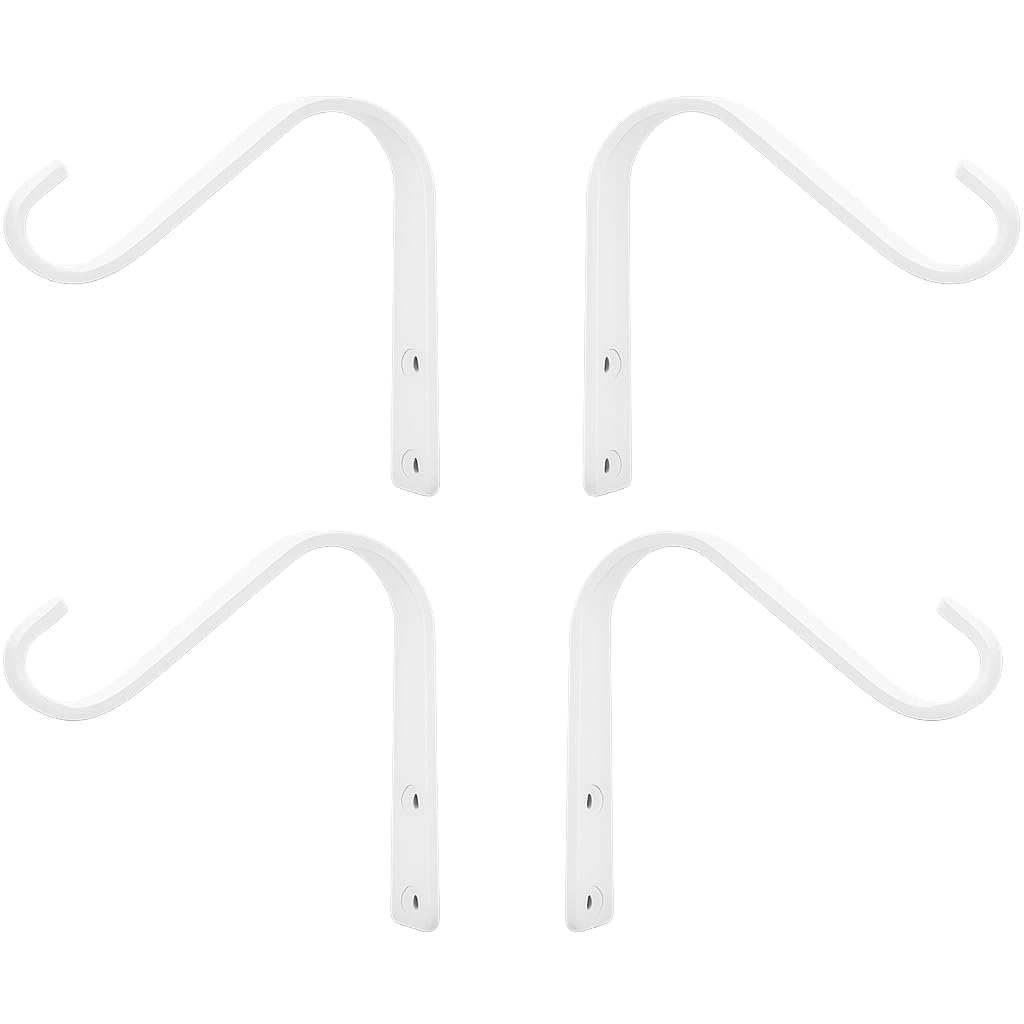 Photo 1 of HERNGEE 5-Inch Cast Iron Plant Hook - White