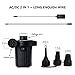 Jasonwell Electric Air Pump Portable Quick-Fill AC DC Inflator Deflator Pump for Air Mattress Inflatables Pool Floats Water Toy Raft Bed Boat Pool Toy with Nozzles110-240 V