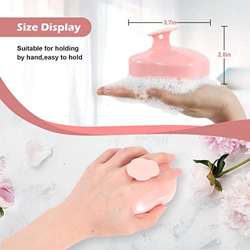 URTHEONE-Hair-Scalp-Massager-Shampoo-BrushSoft-Silicone-Hair-Brush-for-Wet-Dry-Oily-Curly-Straight-Thick-Thin-Rough-Long-Short-Natural-Men-Women-Kids-Pets-Hair-Care-ToolsSalmon-Pink