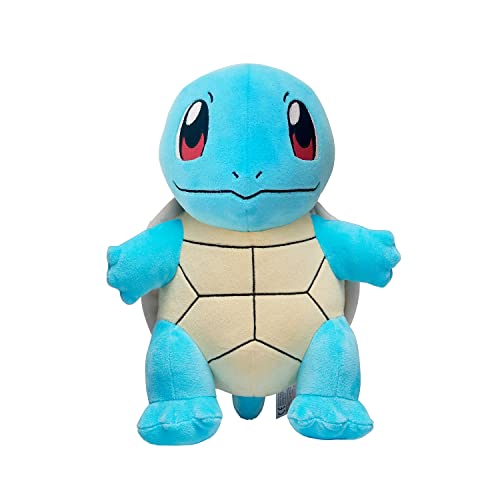 BANDAI - Pokémon - Peluche Carapuce (Squirtle) - Peluche 30 cm Toute Douce - JW0058