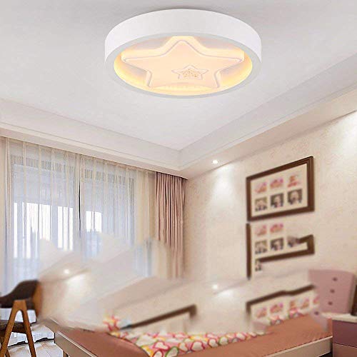 Plafonnier LED étoile 55cm télécommandable éclairage chambre fille garçon - 2