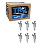 TRQ Fuel Injector Set Compatible with 1996-1998 Jeep Cherokee Grand Cherokee 1997-1998 Wrangler