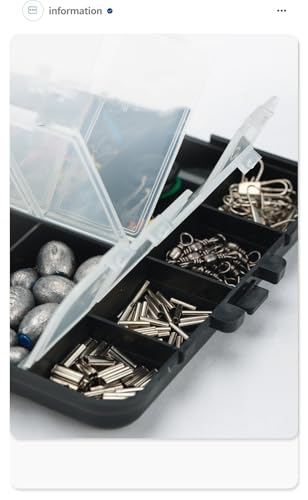 Kit de pesca multiusos con 264 piezas miniatura 5