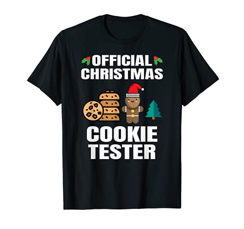 Official Christmas Cookie Tester Xmas Baker Baking Holiday T-Shirt