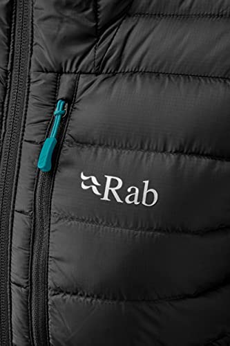 Rab Women's Microlight Alpine Down Jacket For Hiking, Climbing, And Skiing - Black - Large #TOP3