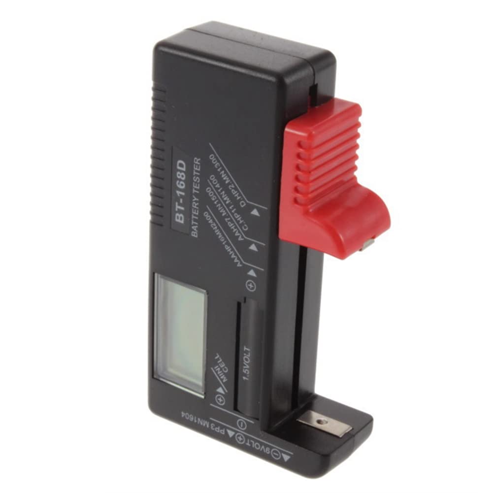 Testeur De Batterie BT-168D - Pour Piles AA/AAA/C/D/9V/1.5V | Test Rapide De Charge, Compact Et Simple D'Utilisation