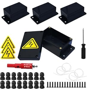 Dmsesrls 4 Stück IP67 Abzweigdose Set