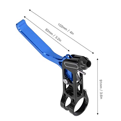 Fishawk Alavancas de freio para bicicleta, alavanca de freio de liga de alumínio, dobrável universal