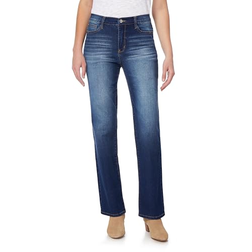 WallFlower Women's Fearless Curvy 70s Bootcut Denim Super High-Rise Insta Vintage Juniors Jeans