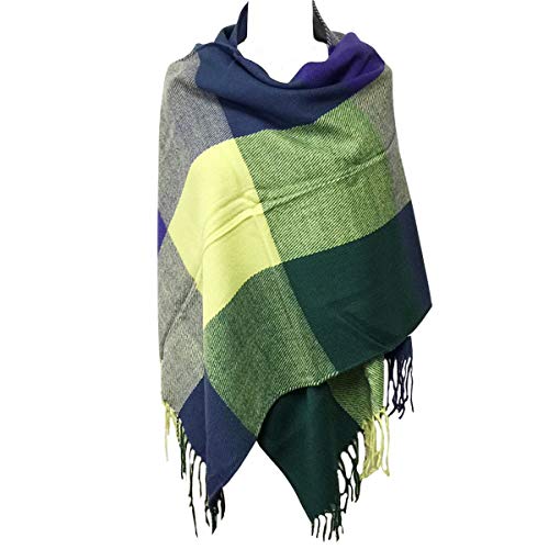 Wrapables Winter Warm Plaid Long Scarf Wrap - Main Image