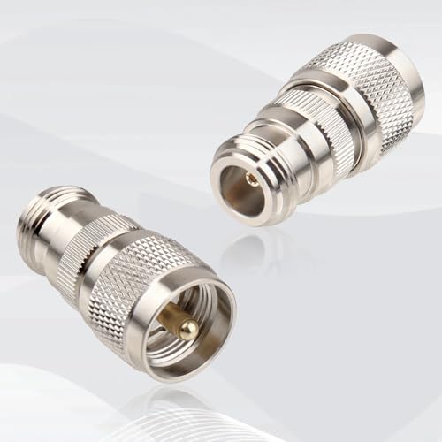 Adaptador Conector N Hembra a PL259 UHF Macho 2 Pcs miniatura 4