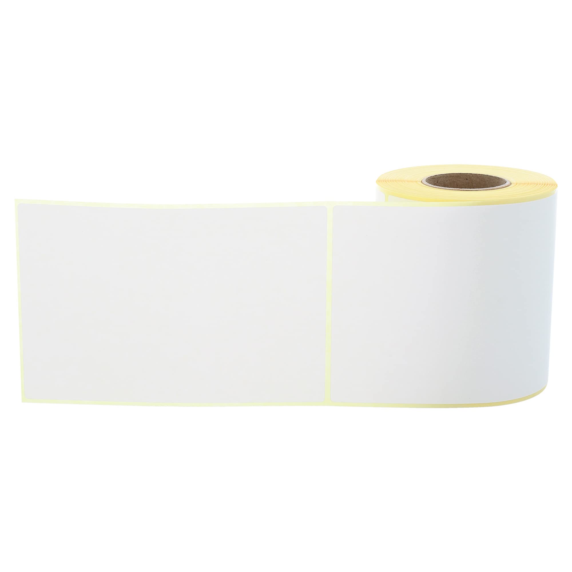 Labelident Thermoetiketten 100 x 50 mm - 6.000 Etiketten, 6 Rollen à 1.000 Etiketten 40 mm Kern | thermodirekt bedruckbar, selbstklebend und stark permanent haftend für Thermodrucker