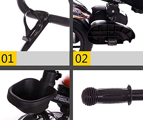 NUBAO Dreiräder Für Kinder ab 1 Kinder Trike 3 in 1 Kinder Dreirad Fahrrad mit Elternlenker Baldachin Farbe Max Last… – Bild 4