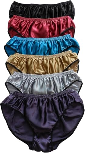 Classic Men Pure Silk Briefs Underwear 6 Pairs in one Economic Pack