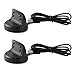 Emilydeals Compatible with Gear Fit 2 Charger, Gear Fit 2 Pro Charger, Replacement Charging Dock Cradle for Samsung Gear Fit 2 R360, Gear Fit Pro R365 Smart Watch (2-Pack)