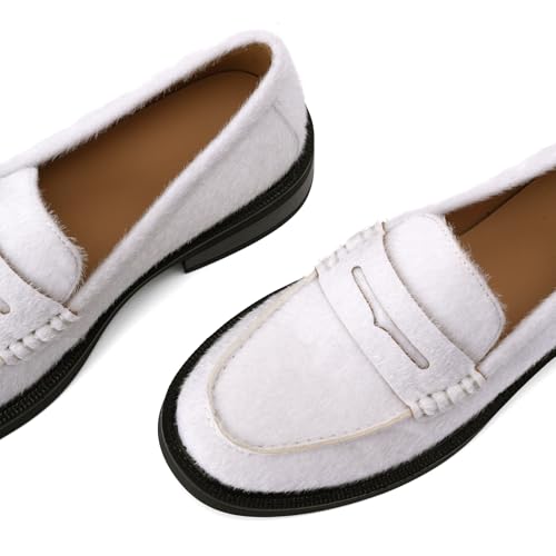 Image of Loafers for Women, Classic Penny Slip On Flat Dress Shoes