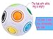 TANCH Magic Rainbow Ball Puzzle Cube Fidget Stress Relief Ball Brain Teasers Games Toys for Kids Adults (12 Holes)