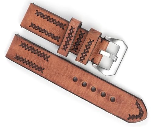 Bracelet de montre retro en cuir fait main : l'accessoire homme au quotidien