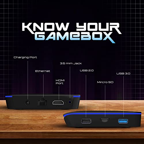 EvoFox Game Box TV Gaming Console With Smart Remote And Game Controller