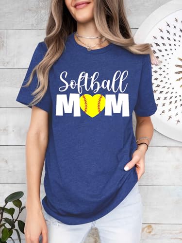 Image of Mama Shirts for Womens Sport Mom Tshirt Ball Mom Gift Tops