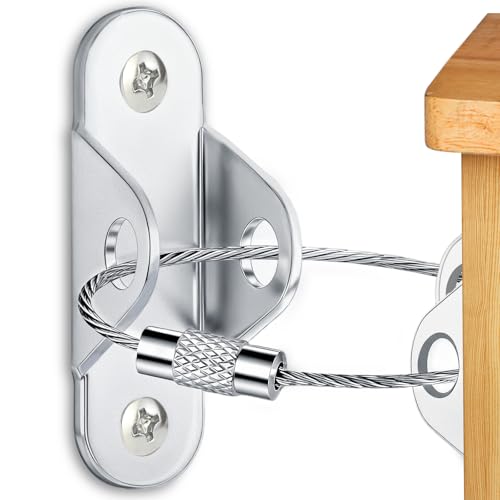 Furniture Anchors 10 Pack for Baby proofing and Furniture Wall Anchor Wall Anchors for Baby proofing cabinets Securing 400 lbs Safety Essentials for Home