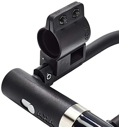 Axa Newton Mini Bicycle U-Lock With 100 Centimeter (39.4 Inches) Double Looped Cable Bike Lock #TOP2